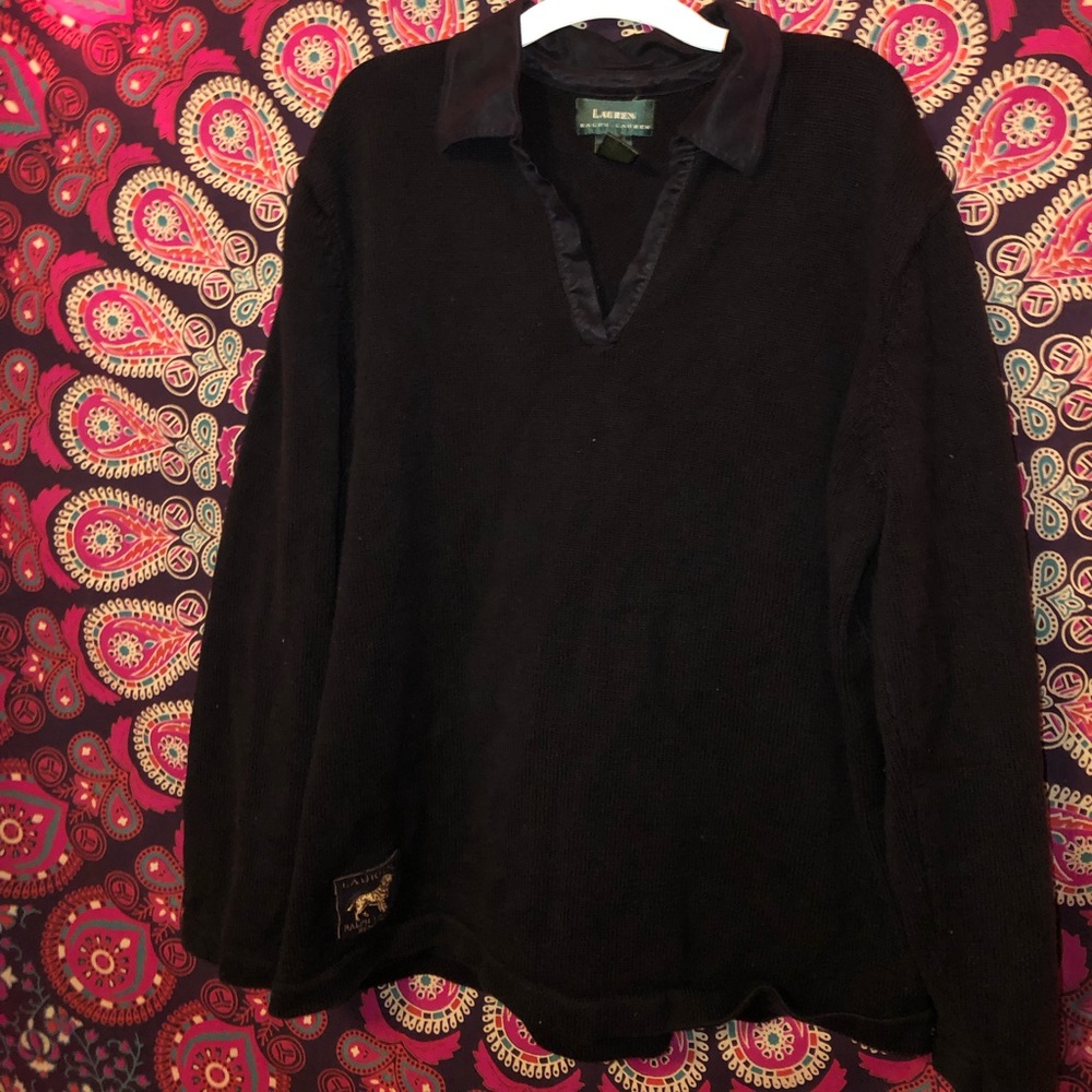 Polo V neck sweater